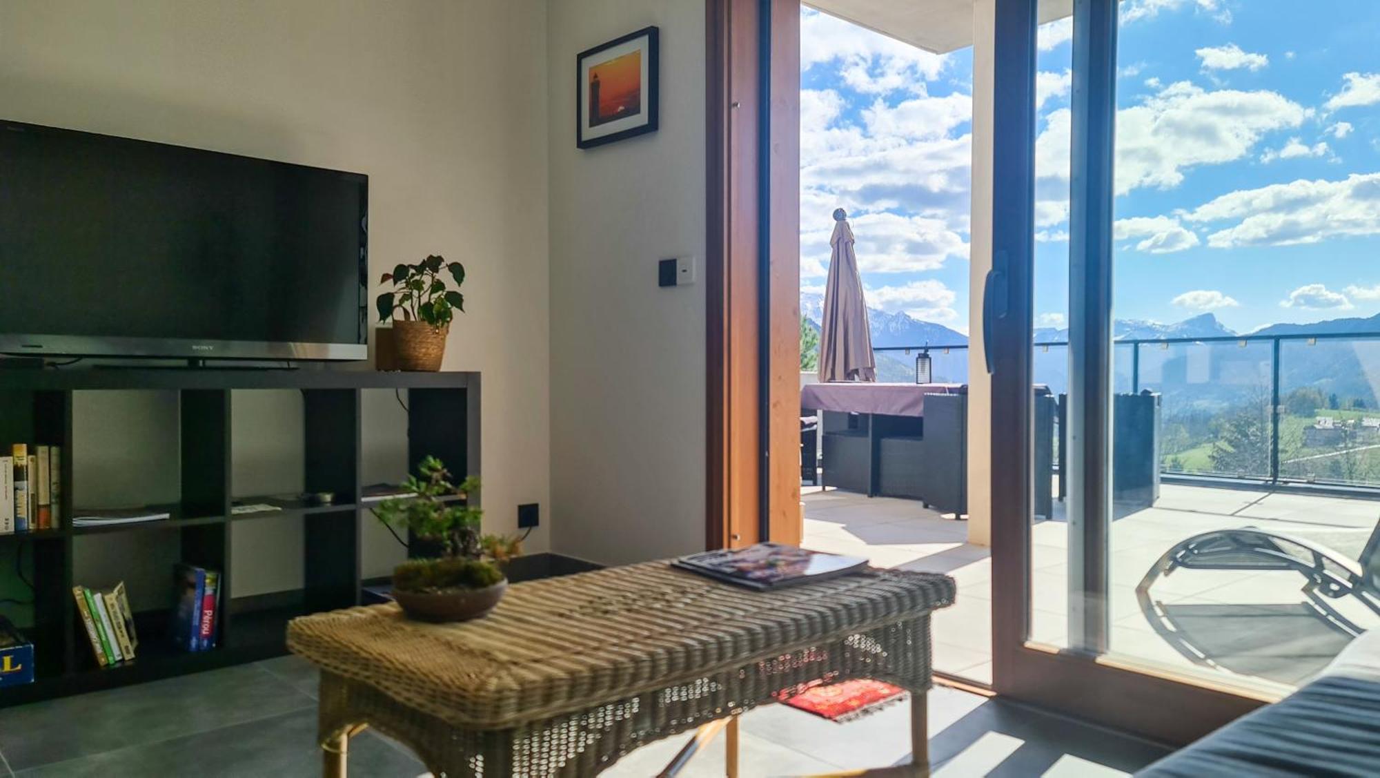 Le Berceau Des Aiguilles - Vue Montagne, Terrasse - Aravistour Daire Saint-Jean-de-Sixt Dış mekan fotoğraf